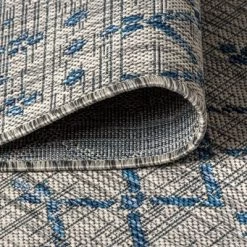 Ourika Moroccan Geometric Textured Weave Indoor/Outdoor Area Rug - JONATHAN Y -Rug Sales Store GUEST 9193a53a 17a1 4189 b513 d1063e23e7b6