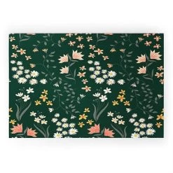 Emanuela Carratoni Meadow Flowers Theme Looped Vinyl Welcome Mat - Society6 -Rug Sales Store GUEST 93d2ae89 46fd 4fa9 b45c 226f77dfba7c