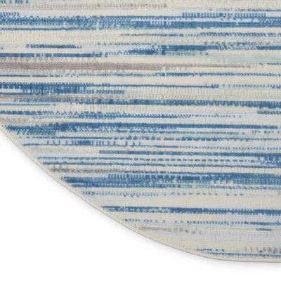 Nourison Jubilant Contemporary Stripes Area Rug 3 Nourison Jubilant Contemporary Stripes Area Rug - Image 3