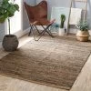 Home Conservatory Striped Handwoven Jute Area Rug