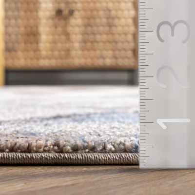 NuLOOM Saoirse Distressed Trellis Area Rug 2 NuLOOM Saoirse Distressed Trellis Area Rug - Image 2