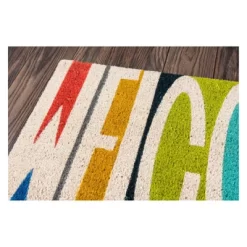 1'6"x2'6" Welcome Woven Door Mat - Novogratz By Momeni