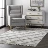 NuLOOM Skylar Textured Trellis Tasseled Area Rug