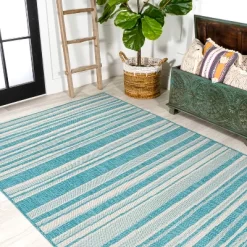 Castara Wavy Stripe Modern Indoor/Outdoor Area Rug - JONATHAN Y -Rug Sales Store GUEST 9d8b3cac 75ff 4c1f bed7 23d70fa0f5da