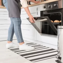 World Rug Gallery Contemporary Striped Anti-Fatigue Standing Mat -Rug Sales Store GUEST 9df902ea 358f 4754 ab19 2a0bce5e4997