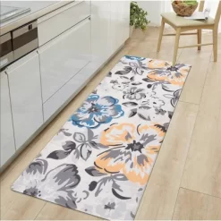 World Rug Gallery Modern Floral Anti Fatigue Standing Mat -Rug Sales Store GUEST a395f35c 7144 4363 9d3e 65394a2a3608