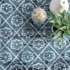 NuLOOM Prestyn Machine Washable Faded Trellis Area Rug -Rug Sales Store GUEST a3a5a9fa f157 43a4 bf36 b4ec6f3cf6c6