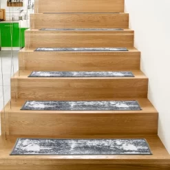 World Rug Gallery Distressed Contemporary Bohemian Non-Slip Stair Treads -Rug Sales Store GUEST a4512ff5 9d8b 4ba5 8d20 02ed9437e1cf