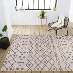 Nokat Modern Bohemian Inspired Indoor/Outdoor Area Rug - JONATHAN Y -Rug Sales Store GUEST a489d9a5 c9b1 4c85 b05c 30e430b65f34