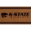 Evergreen Kansas State University Logo Turf Mat, Brown- 28 X 16 Inches Indoor Outdoor Doormat