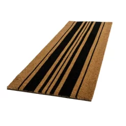 Bold Stripes Indoor/Outdoor Doormat Black/Natural - Entryways