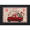 Valentine's Love Pickup Primitive Doormat Holiday 30" X 18" Briarwood Lane