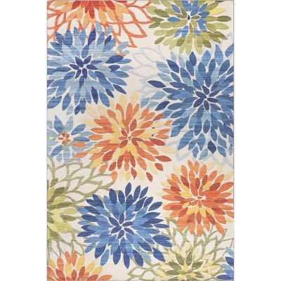 NuLOOM Rosana Floral Machine Washable Indoor/Outdoor Area Rug 13 NuLOOM Rosana Floral Machine Washable Indoor/Outdoor Area Rug - Image 13