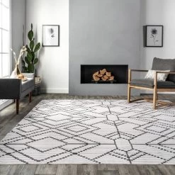 NuLOOM Echo Multi Diamond Machine Washable Area Rug -Rug Sales Store GUEST af5d8bf0 8b5f 42af afc6 717590672739