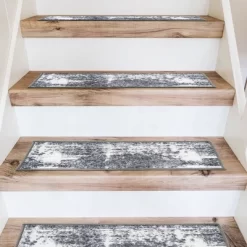 World Rug Gallery Distressed Contemporary Bohemian Non-Slip Stair Treads -Rug Sales Store GUEST b1517776 0457 400b 98b5 cf01b4ccf04e