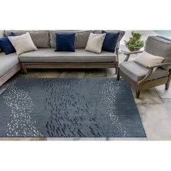Liora Manne Carmel Indoor/Outdoor Rug Navy -Rug Sales Store GUEST b2116281 b644 46b7 9463 70357df023e2