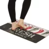 J&V TEXTILES 18" X 30" Cushioned Kitchen Floor Standing Mat (Jalapenos)