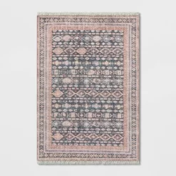 Alexandra Floral Printed Border Persian Rug Blush - Opalhouse™ -Rug Sales Store GUEST b64cccec 5c26 44cb bb19 1be2036f9757