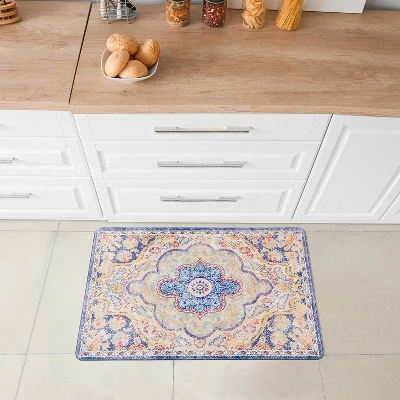 World Rug Gallery Distressed Bohemian Vintage Anti-fatigue Standing Mat 8 World Rug Gallery Distressed Bohemian Vintage Anti-fatigue Standing Mat - Image 8