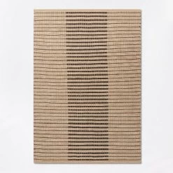 Reseda Hand Woven Striped Jute Cotton Area Rug Black - Threshold™ Designed With Studio McGee 8 Reseda Hand Woven Striped Jute Cotton Area Rug Black - Threshold™ Designed With Studio McGee -Rug Sales Store GUEST bab4021c 8da6 4f4a abf7 8e6265c835f9