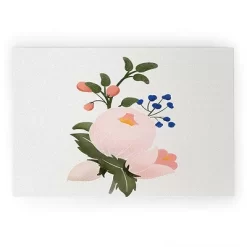 Showmemars Delicate Florals No2 Welcome Mat - Society6 -Rug Sales Store GUEST bb784440 6dc2 4386 a257 b708d766c25e