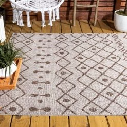Nokat Modern Bohemian Inspired Indoor/Outdoor Area Rug - JONATHAN Y -Rug Sales Store GUEST be42cd44 207c 4f18 9301 8aa106c6b15d