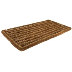 1'2" X 2'6" Geometric Stripes Wire Brush Indoor/Outdoor Doormat Natural/Silver - Entryways 8 1'2" X 2'6" Geometric Stripes Wire Brush Indoor/Outdoor Doormat Natural/Silver - Entryways -Rug Sales Store GUEST bf070a9d 82f5 4437 96ab 2a24d81f0a14