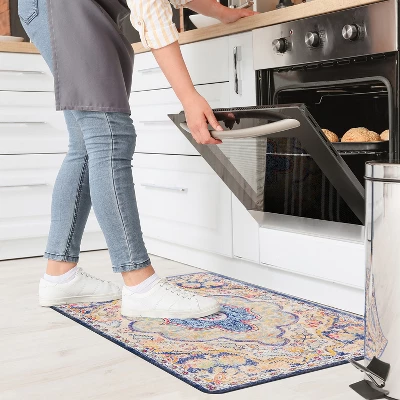 World Rug Gallery Distressed Bohemian Vintage Anti-fatigue Standing Mat 10 World Rug Gallery Distressed Bohemian Vintage Anti-fatigue Standing Mat - Image 10