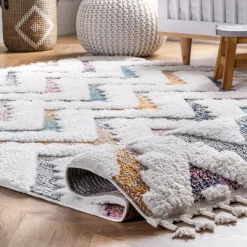 7'10"x10' Rumi High-Low Chevron Tassel Area Rug Beige - NuLOOM 11 7'10"x10' Rumi High-Low Chevron Tassel Area Rug Beige - NuLOOM -Rug Sales Store GUEST c65a620d 2020 4dae a3f3 b56e6cfd149f