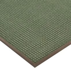 Hunter Green Solid Doormat - (3'x5') - HomeTrax -Rug Sales Store GUEST c9bffee9 18c4 4703 97a4 c579261c4483