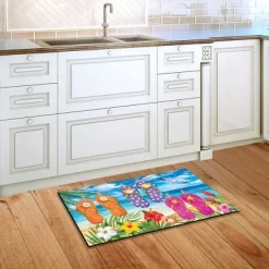 Briarwood Lane Hanging Flip Flops Summer Doormat Tropical Beach Island Indoor Outdoor 30" X 18" -Rug Sales Store GUEST cff7b2c0 0326 4f43 877b 774e0d9e5b35