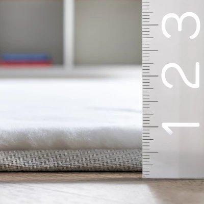 NuLOOM Layne Soft Silky Faux Rabbit Area Rug 2 NuLOOM Layne Soft Silky Faux Rabbit Area Rug - Image 2