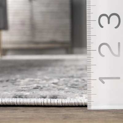 NuLOOM Lola Distressed Medallion Area Rug 2 NuLOOM Lola Distressed Medallion Area Rug - Image 2