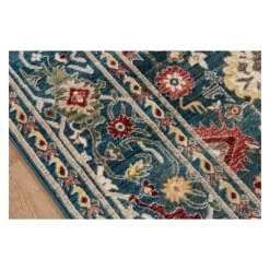 3'3"x5'3" Floral Loomed Accent Rug Blue - Momeni -Rug Sales Store GUEST d5742f4f 8b52 4eba 82c4 0d08172e005f