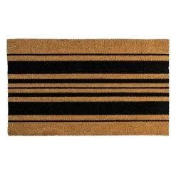 Bold Stripes Indoor/Outdoor Doormat Black/Natural - Entryways -Rug Sales Store GUEST d6782632 8fbd 4808 94f2 58b0453ec963