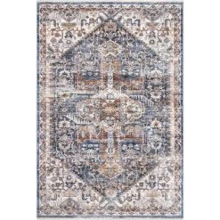 NuLOOM Hannah Distressed Traditional Medallion Fringe Area Rug -Rug Sales Store GUEST d8dbfb5e 0748 498a ba4e 05d39c5c9987