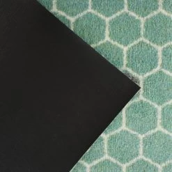 2'x3' ColorStar Bee Hex Door Mat Green - Bungalow Flooring -Rug Sales Store GUEST d9bd9f9b 9187 4478 b353 f5f44e6bfe67