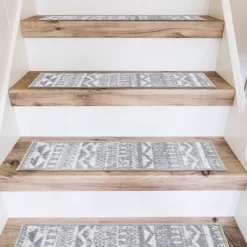 World Rug Gallery Modern Geometric Non-Slip Stair Treads 12 World Rug Gallery Modern Geometric Non-Slip Stair Treads -Rug Sales Store GUEST d9ed9d41 2ed5 4cdc 983f 4cec6730691f
