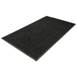 3'x5' Rectangle Solid Nylon Floor Mat Black - Guardian