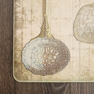 20" X 39" Cushion Comfort Anti-Fatigue Stain & Oil Resistant Kitchen Floor Mat (Paris Rooster) 2 20" X 39" Cushion Comfort Anti-Fatigue Stain & Oil Resistant Kitchen Floor Mat (Paris Rooster) - Image 2