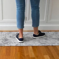 1'8"x5' FloorPops Aegean Anti-Fatigue Comfort Long Floor Mat Gray - Brewster -Rug Sales Store GUEST db9408cb 1b67 4955 a25f ad2f66953b3a