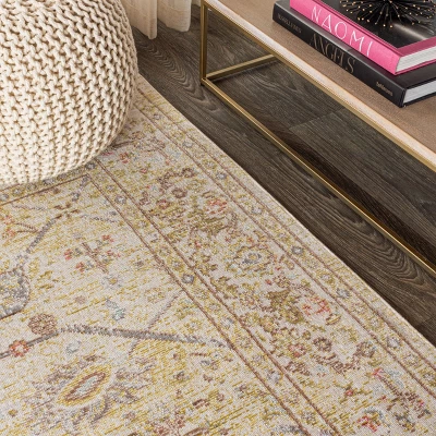 Alba Modern Faded Peshawar Area Rug - JONATHAN Y 6 Alba Modern Faded Peshawar Area Rug - JONATHAN Y - Image 6