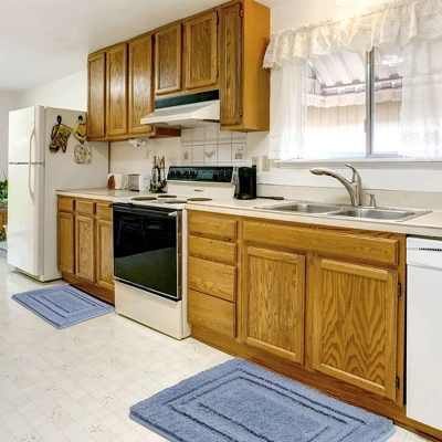 PiccoCasa Bathroom Kitchen Door Memory Cotton Pad Carpet Floor Mat 2 In 1 1 PiccoCasa Bathroom Kitchen Door Memory Cotton Pad Carpet Floor Mat 2 In 1