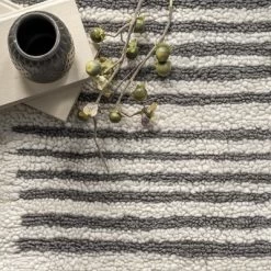 NuLOOM Tayshia Machine Washable Wool Modern Striped Area Rug -Rug Sales Store GUEST df992f01 e0f8 4903 9dd2 e3a59a4b249e