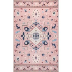 NuLOOM Roxanna Machine Washable Boho Floral Area Rug -Rug Sales Store GUEST e1ab272d dcba 443c b343 bcb7753b6ddb