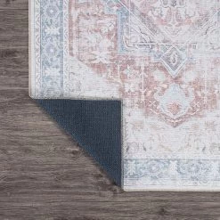 World Rug Gallery Distressed Boho Machine Washable Area Rug -Rug Sales Store GUEST e2bc9b70 c80b 430f 9b2e e57071071540
