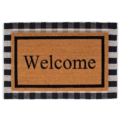 BirdRock Home Layered Welcome Mat With Vinyl Backing For Door Entryway 24 X 36 6 BirdRock Home Layered Welcome Mat With Vinyl Backing For Door Entryway 24 X 36 - Image 6