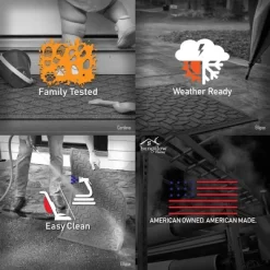 3' Aqua Shield Pine Tree Skirt Round Mat Solid Red - Bungalow Flooring -Rug Sales Store GUEST e76cc85e ad2a 460b af82 07a73da27001 2