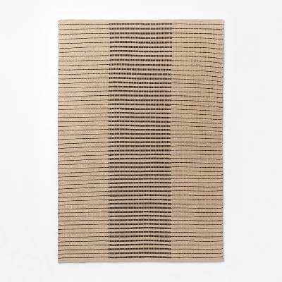 Reseda Hand Woven Striped Jute Cotton Area Rug Black - Threshold™ Designed With Studio McGee 5 Reseda Hand Woven Striped Jute Cotton Area Rug Black - Threshold™ Designed With Studio McGee - Image 5