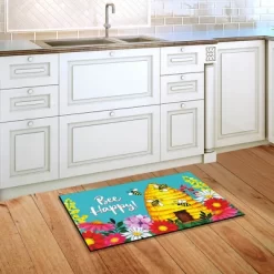 Bee Happy Hive Spring Doormat Beehive Indoor Outdoor 30" X 18" Briarwood Lane -Rug Sales Store GUEST eb768abb 0d0b 4fb0 b865 a4a0f0775675